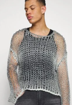 Jaded London Dusk Loose Jumper - Jersey De Punto - Grey -Blen Ropa Comercio 02570f92cbcc4c57861b3ce3c8ed6067