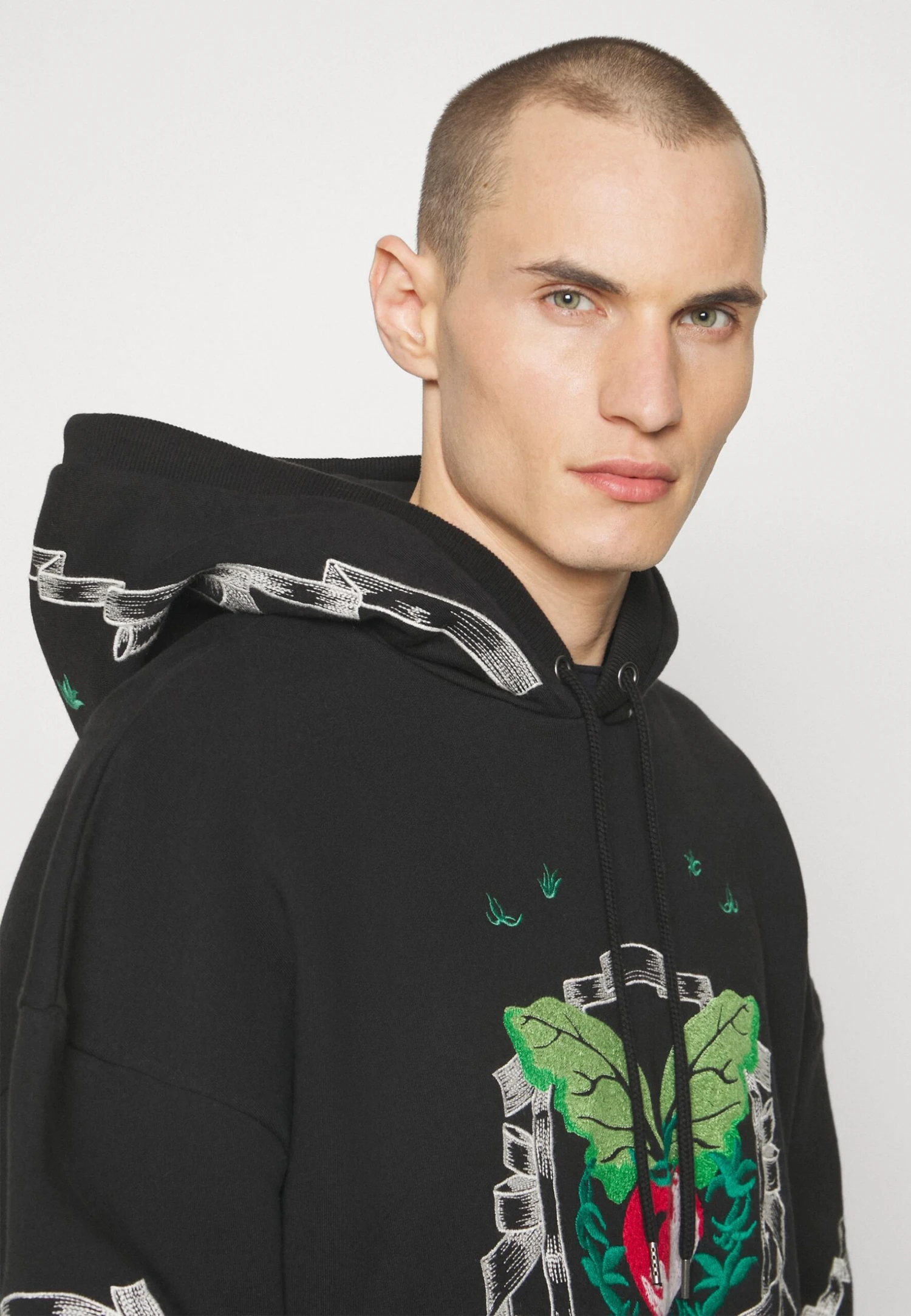Henrik Vibskov Flying Hoodie - Jersey Con Capucha - Caviar 6 Henrik Vibskov Flying Hoodie - Jersey Con Capucha - Caviar - Imagen 4