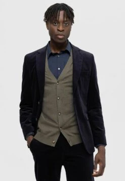 Selected Homme Long Sleeve - Chaqueta De Punto - Ivy Green -Blen Ropa Comercio 02f53c8fe77a454e918a58dc4211dd86