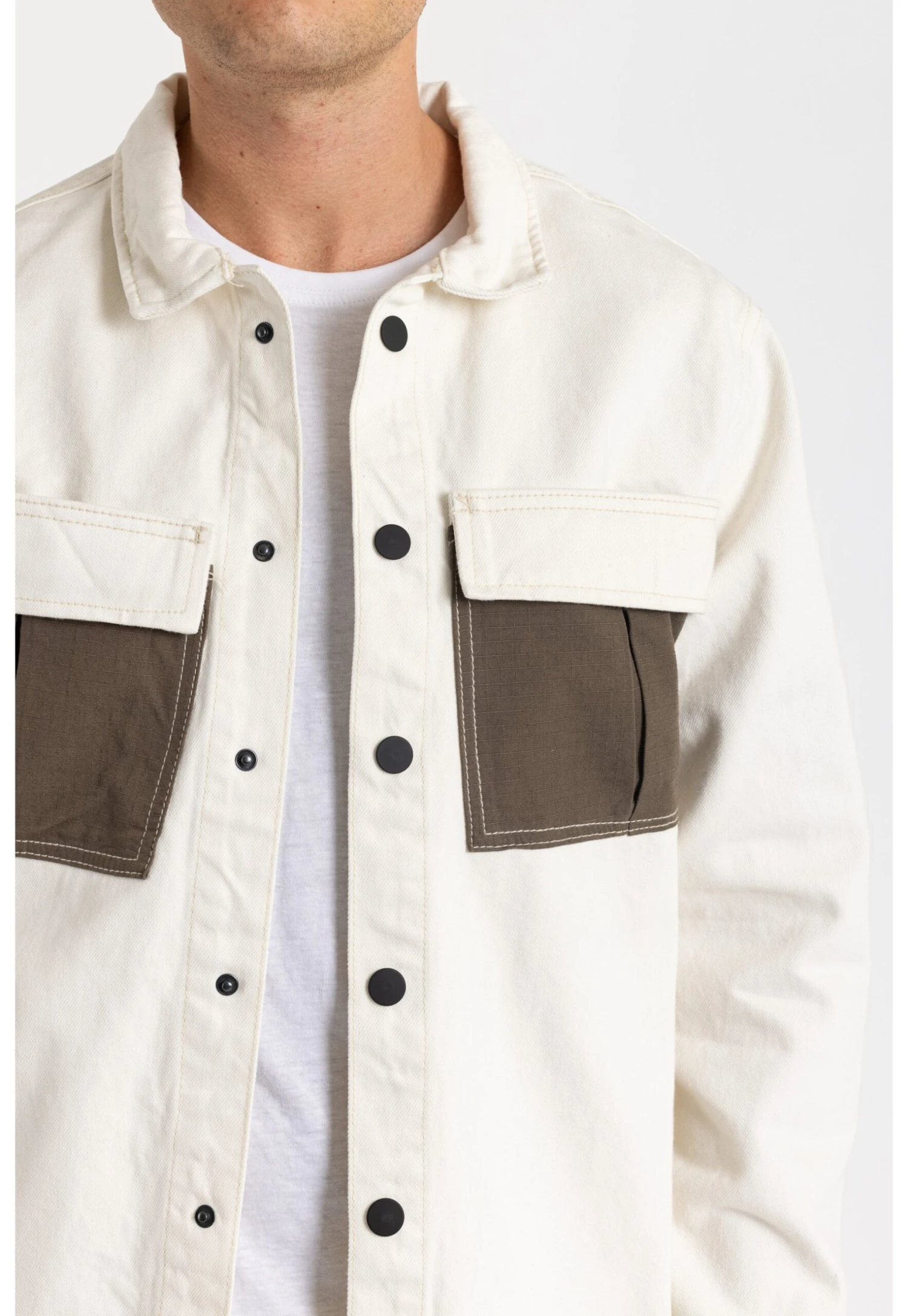 Denim Project Sniper - Camisa - White 6 Denim Project Sniper - Camisa - White - Imagen 4