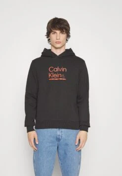 Calvin Klein Logo Hoodie - Sudadera - Black