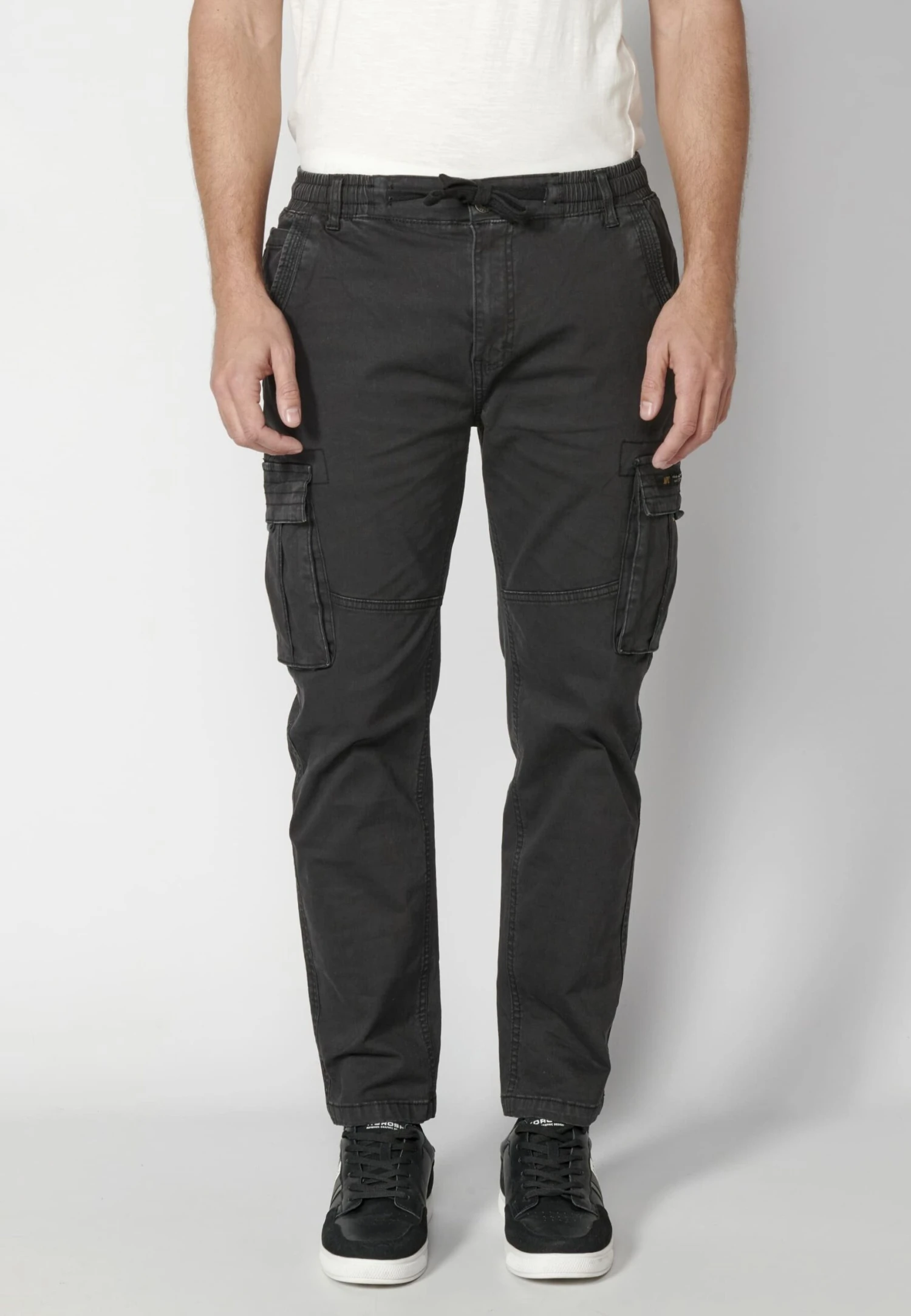 Koroshi Pantalones Cargo - Black 3 Koroshi Pantalones Cargo - Black