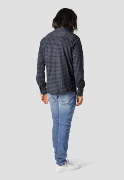 Aop Stretch- Camisa - Navy Big Check -Blen Ropa Comercio 0710f93a976a4e56b963e652074e9d1b
