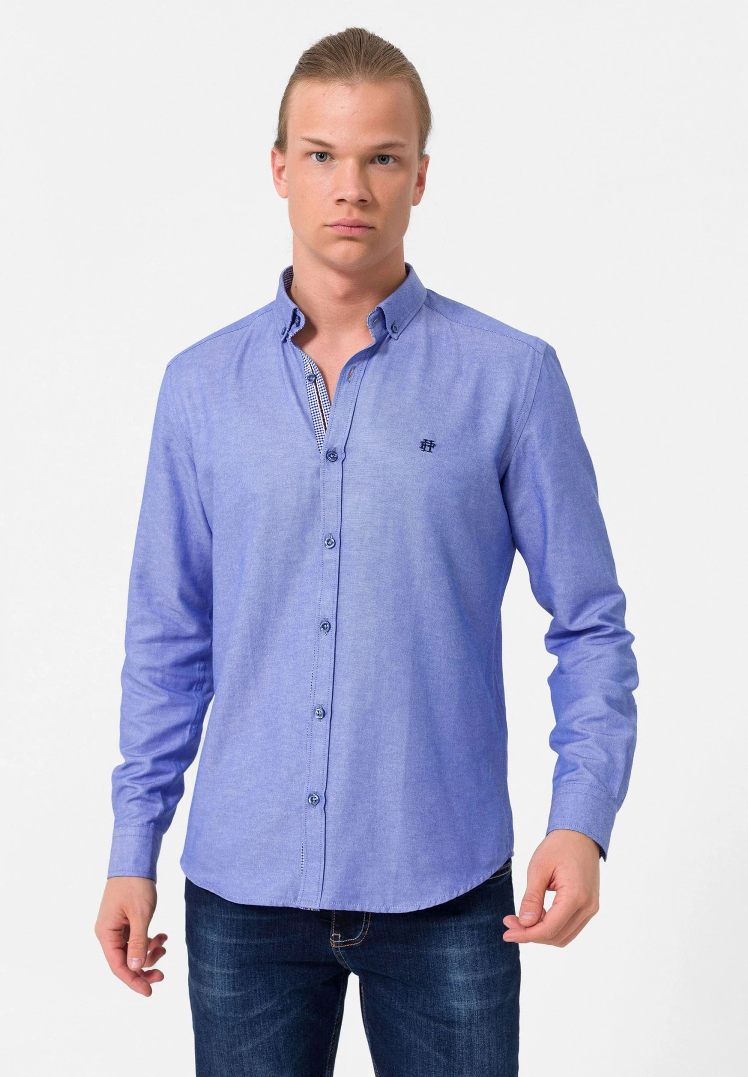 Camisa - Navy Melange 3 Camisa - Navy Melange