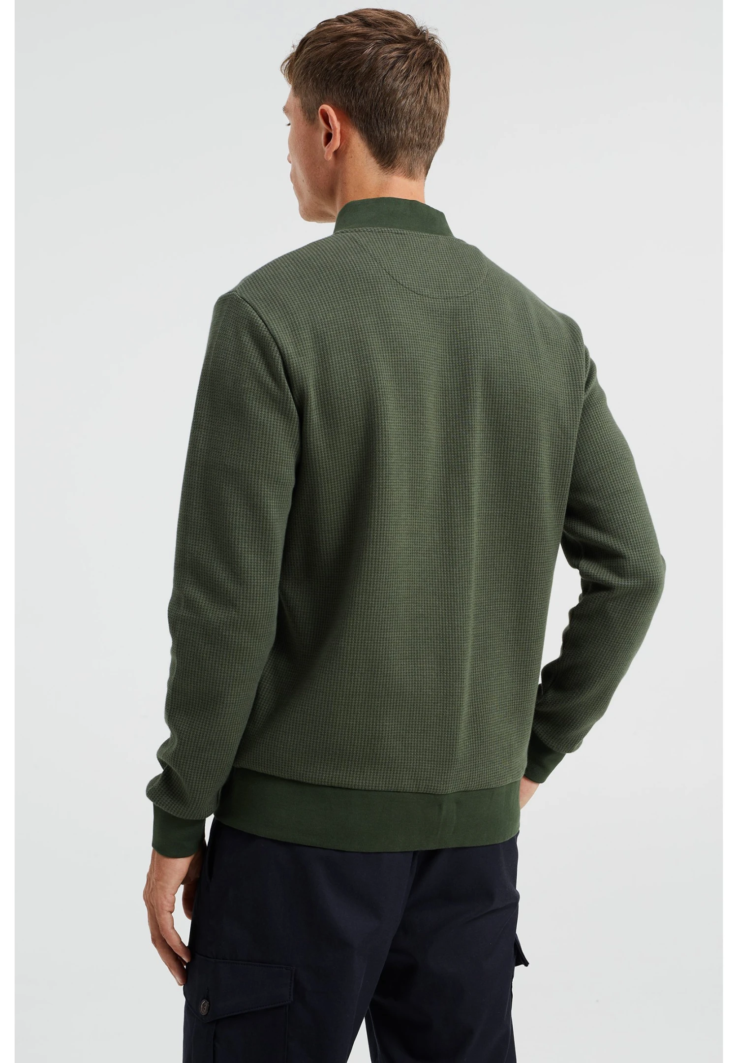 WE FASHION Dessin - Chaqueta De Punto - Green 5 WE FASHION Dessin - Chaqueta De Punto - Green - Imagen 3