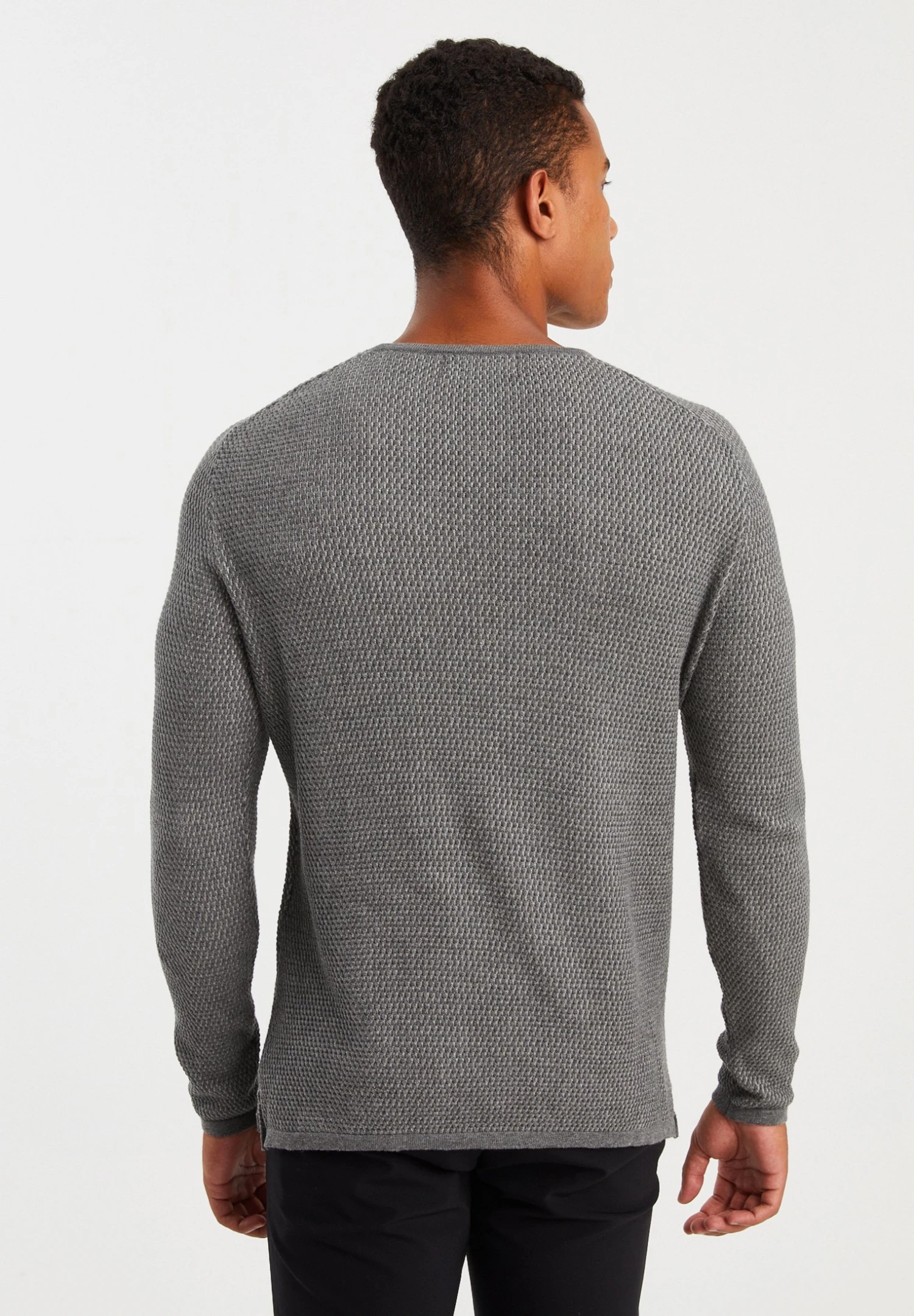 Jersey De Punto - Grau 5 Jersey De Punto - Grau - Imagen 3