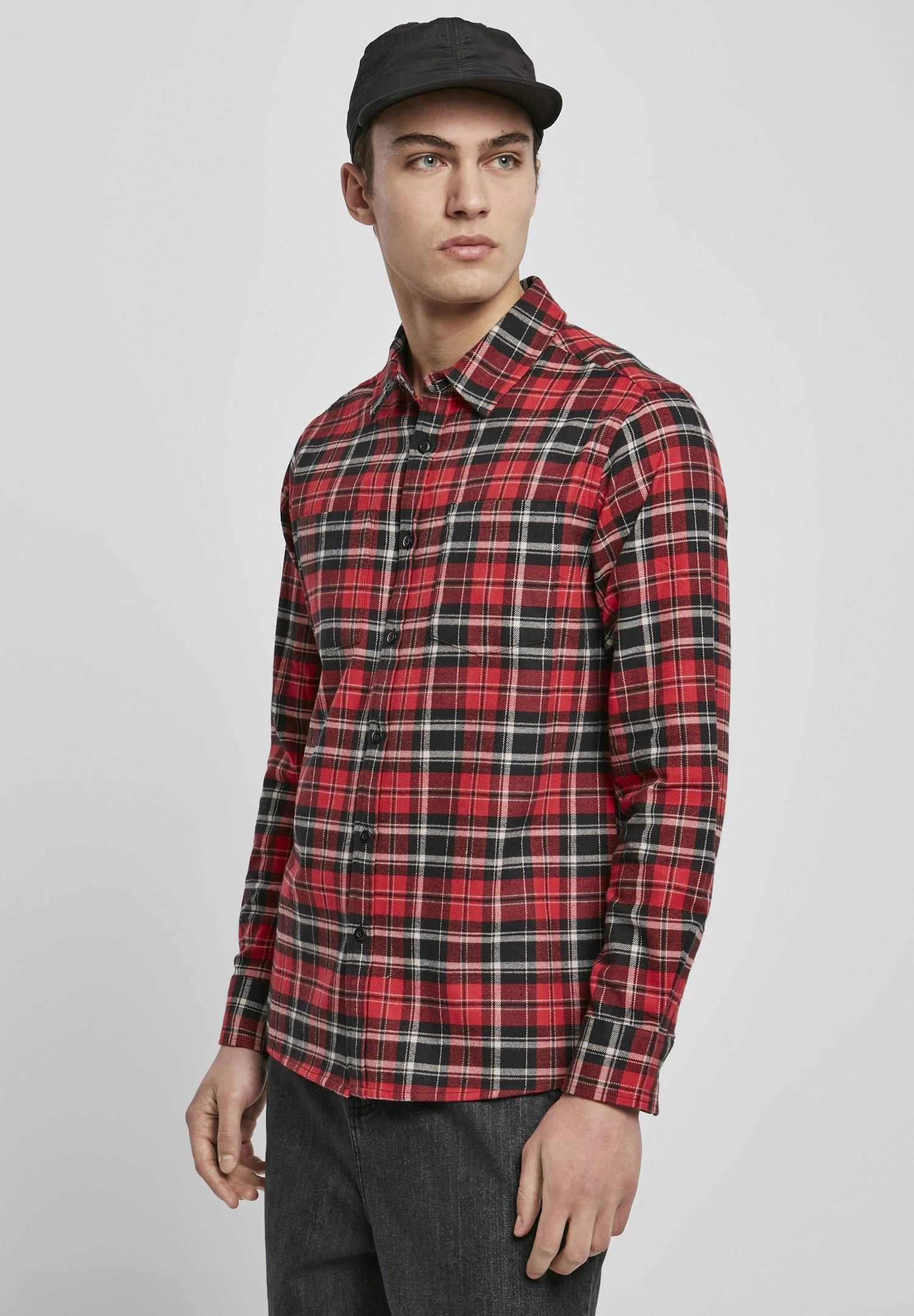 URBAN CLASSICS Roots - Camisa - Red/Black/White 3 URBAN CLASSICS Roots - Camisa - Red/Black/White
