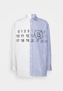 MM6 Maison Margiela Long Sleeved Unisex - Camisa - Blue/White -Blen Ropa Comercio 08ea9063907743479c2802e2836a33a3