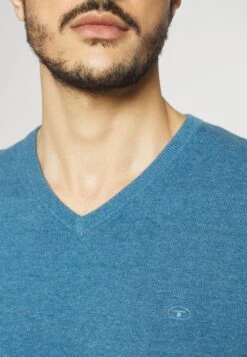 Tom Tailor V-Neck - Jersey De Punto - Medium Blue Ashes Melange 13 Tom Tailor V-Neck - Jersey De Punto - Medium Blue Ashes Melange -Blen Ropa Comercio 08f8e8e0892d4a69b46bed90d7003733