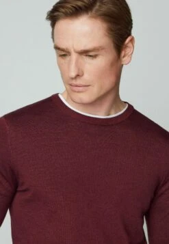 Hackett London Gmd Crew - Jersey De Punto - Maroon Red 10 Hackett London Gmd Crew - Jersey De Punto - Maroon Red -Blen Ropa Comercio 097ee5ca753046fda9e602603c5d1bca