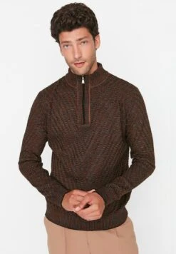Trendyol Jersey De Punto - Brown -Blen Ropa Comercio 0a2f5ff2a9354f78a7302ddae76e7886