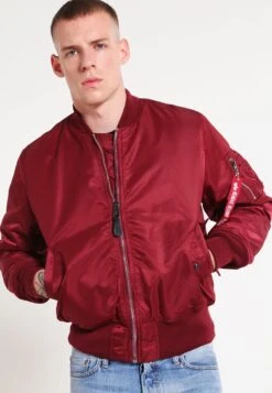 Alpha Industries Plus Ma - Chaquetas Bomber - Burgundy