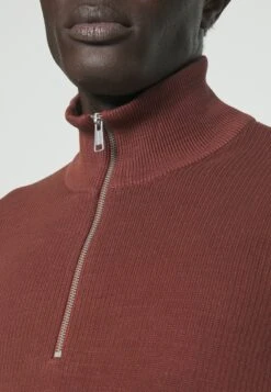 Marc O'Polo Troyer Long Sleeve Zipped - Jersey De Punto - Crimson Brown -Blen Ropa Comercio 0fb351810691484d98348987bdebad1b