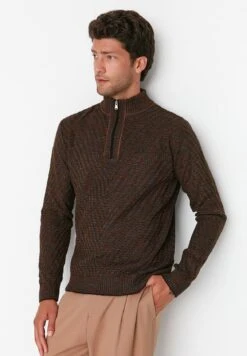 Trendyol Jersey De Punto - Brown -Blen Ropa Comercio 106102dd72644c0d8acf94c2f4ee183e