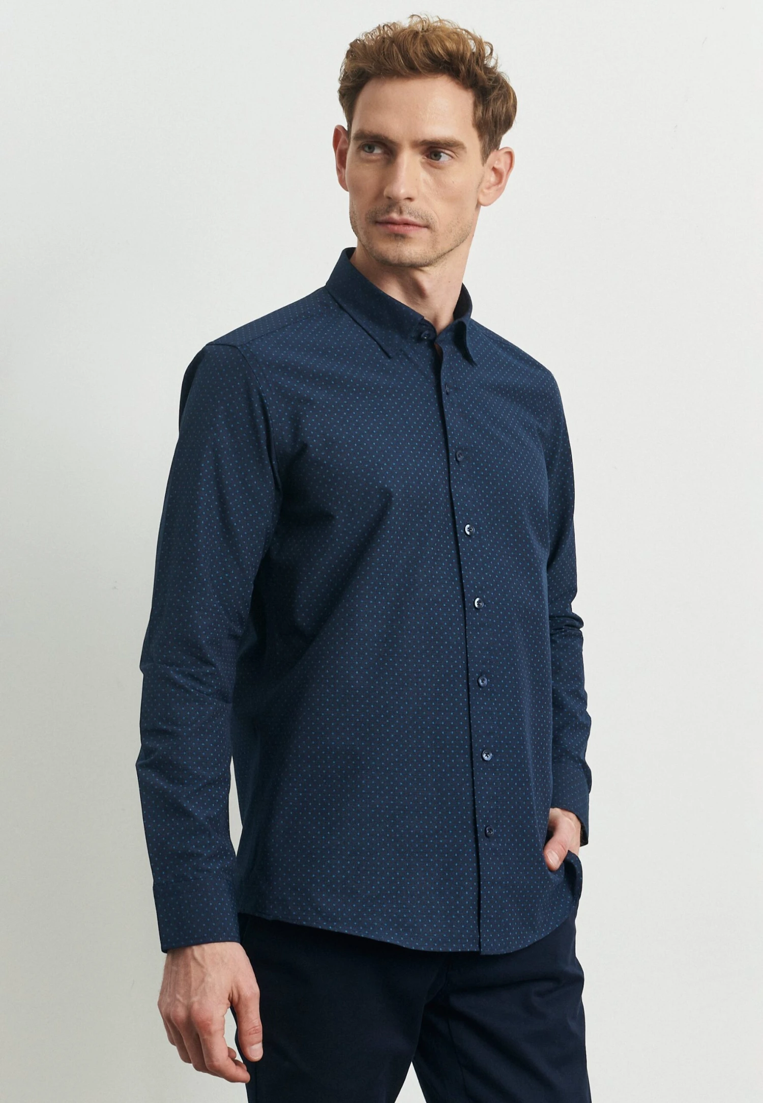 Camisa - Navy Blue 3 Camisa - Navy Blue