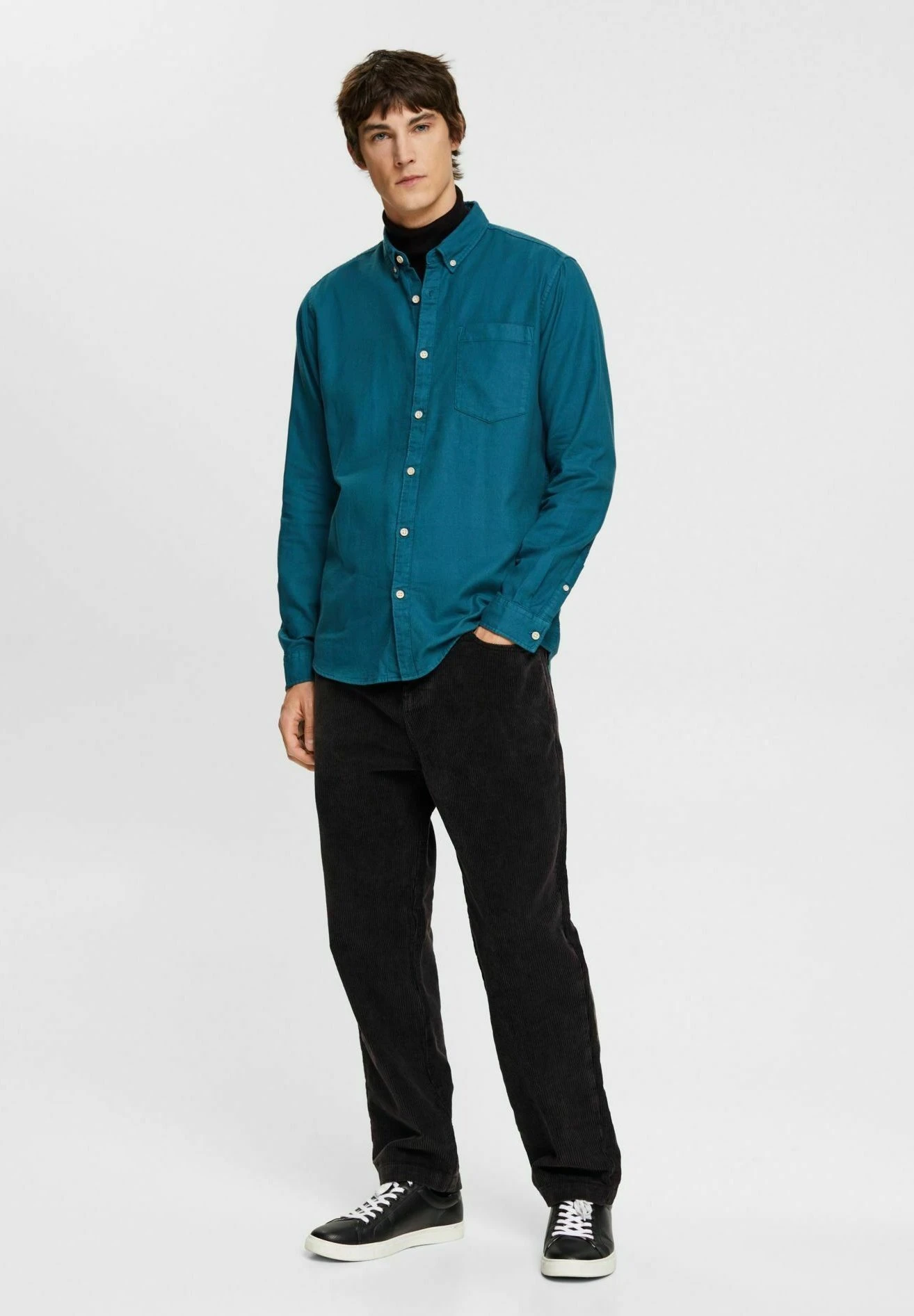 ESPRIT Camisa - Dark Turquoise 7 ESPRIT Camisa - Dark Turquoise - Imagen 5