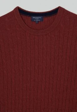 Hackett London Lamb Cable Crew - Jersey De Punto - Brick Red -Blen Ropa Comercio 18267d322e0e4c45872c2d3876478078