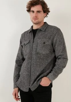 Slim Fit - Camisa - Grey -Blen Ropa Comercio 182ee204b54841ae817cedbfd8654fc5