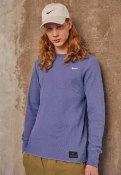 Nike Sportswear Waffle Top - Jersey De Punto - Diffused Blue/Ashen Slate/White