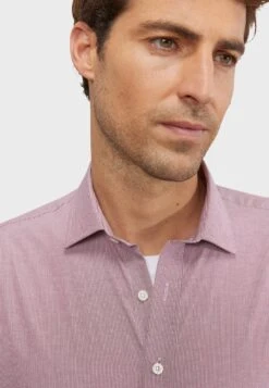 Comfort Fit- Camisa - Burgundy White -Blen Ropa Comercio 1e9bba9100334e668bb17dcc06852b3c