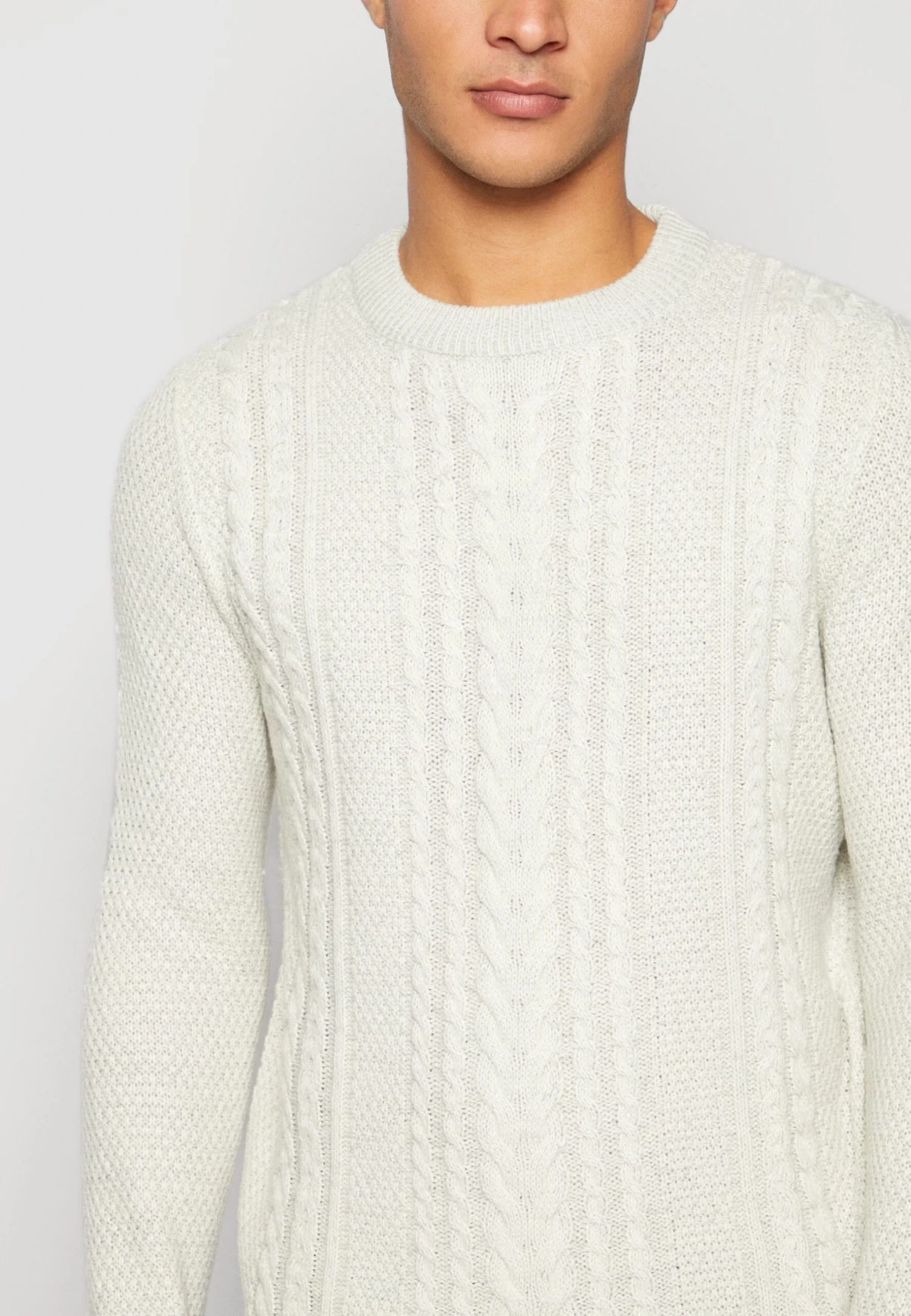 Jack & Jones Jjcraig Crew Neck- Jersey De Punto - White 8 Jack & Jones Jjcraig Crew Neck- Jersey De Punto - White - Imagen 6