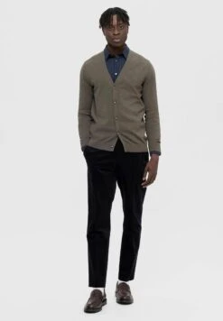 Selected Homme Long Sleeve - Chaqueta De Punto - Ivy Green -Blen Ropa Comercio 201b6a4525504acf8a4fee8b5cc47454