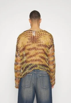 Jaded London Ambra Twisted Loose Jumper - Jersey De Punto - Mustard -Blen Ropa Comercio 21756b57362a43028709df7c0bab4e9c