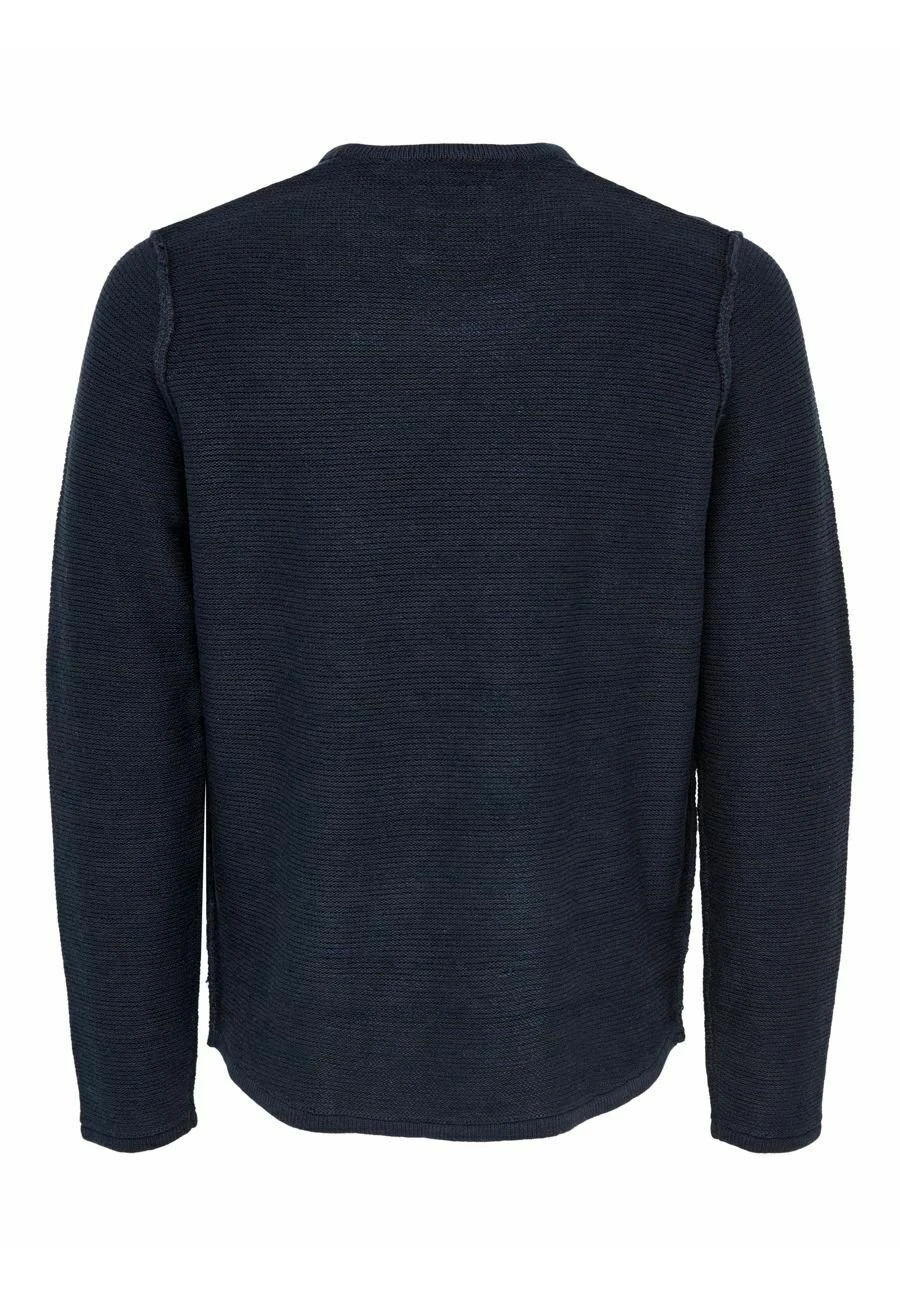 Only & Sons Einfarbiger - Jersey De Punto - Dark Navy 9 Only & Sons Einfarbiger - Jersey De Punto - Dark Navy - Imagen 7