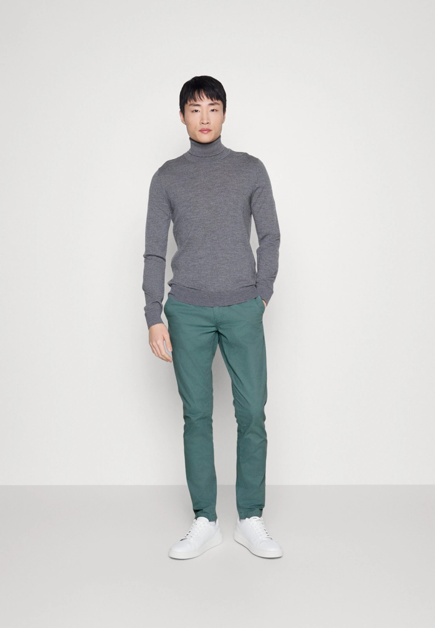Tom Tailor Washed Slim - Pantalones Chinos - Deep Bluish Green 4 Tom Tailor Washed Slim - Pantalones Chinos - Deep Bluish Green - Imagen 2