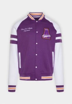 BRAVE SOUL Chaquetas Bomber - Purple/White -Blen Ropa Comercio 25f2b5963bd54902a0995cf5f179eba0