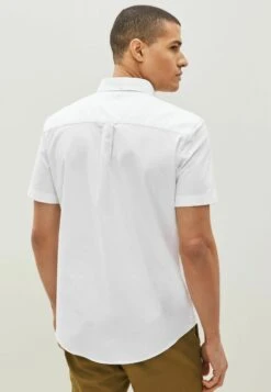 Next Short Sleeve Oxford With Stag - Camisa - White -Blen Ropa Comercio 29126841d65e4531a992cbf35a4f0d44