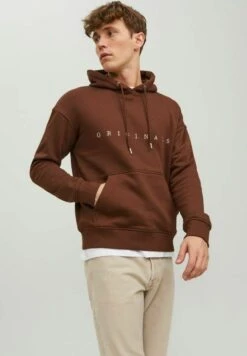 Jack & Jones Jorcopenhagen Unisex - Jersey Con Capucha - Chestnut