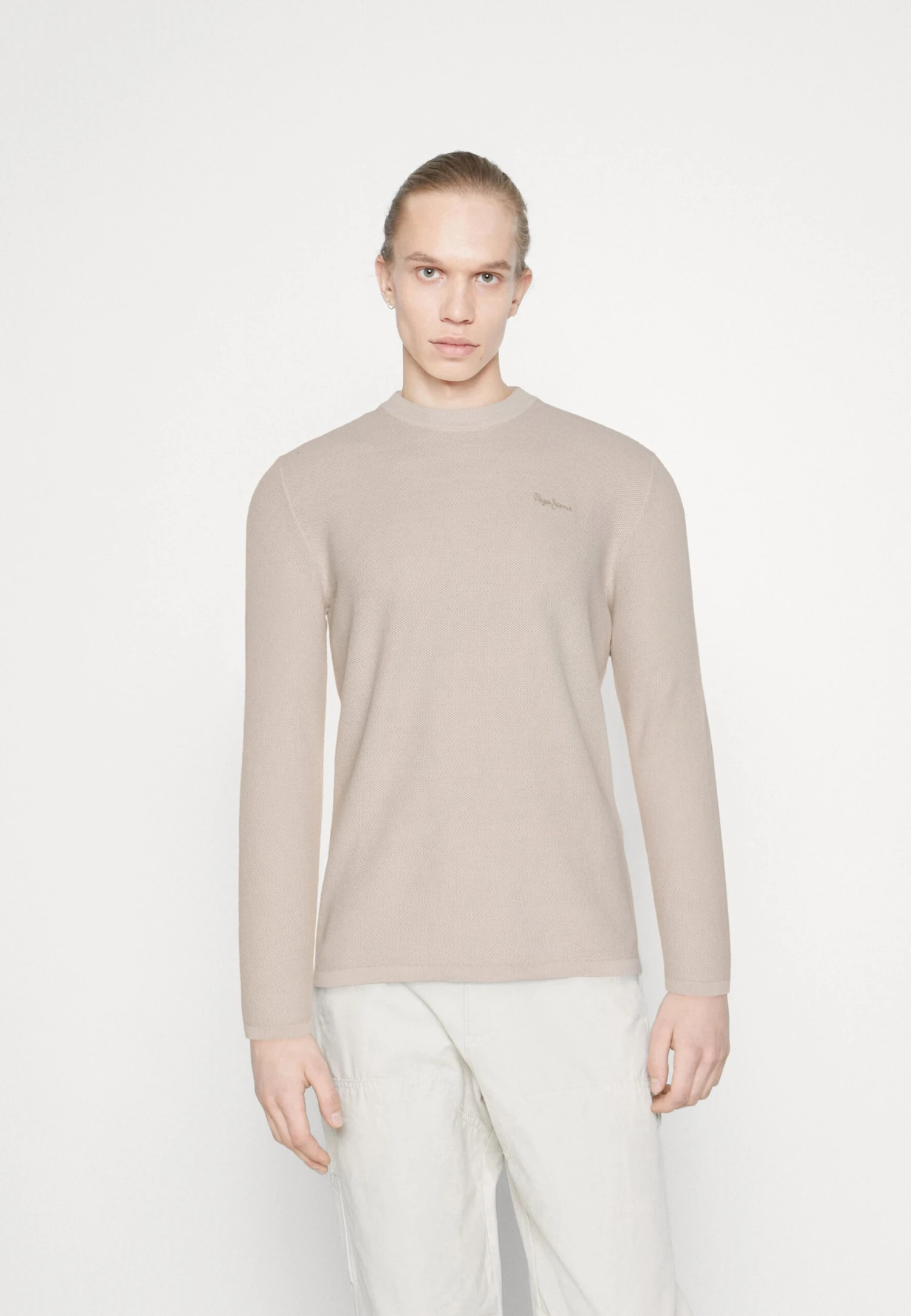 Pepe Jeans Silvertown - Jersey De Punto - Ivory 3 Pepe Jeans Silvertown - Jersey De Punto - Ivory