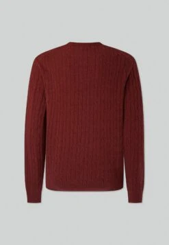 Hackett London Lamb Cable Crew - Jersey De Punto - Brick Red -Blen Ropa Comercio 2f17449fa6db4d86979926a878586fd2