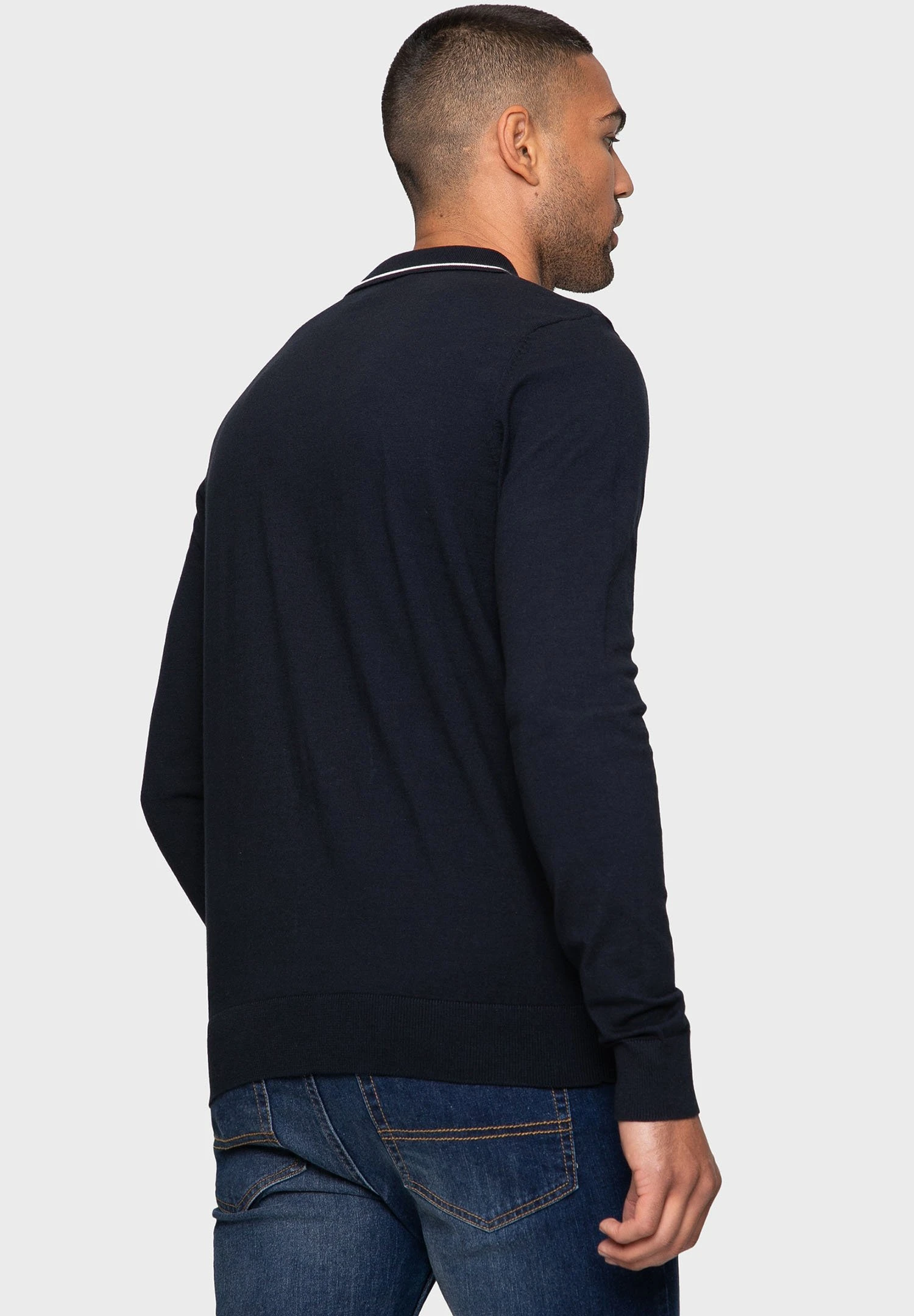 Threadbare Barrow - Jersey De Punto - Navy/Ecru 5 Threadbare Barrow - Jersey De Punto - Navy/Ecru - Imagen 3