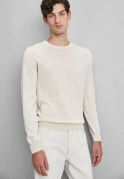 J.Lindeberg Lyle Crew Neck - Jersey De Punto - Oyster Gray