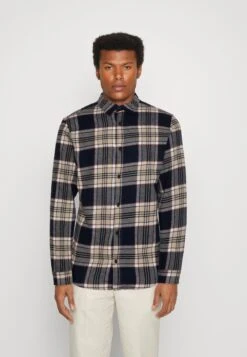 Jack & Jones Fall CheckLs - Camisa - Navy Blazer