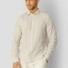 Jamie Striped Ls - Camisa - Sand Melange Ecru -Blen Ropa Comercio 38850659b29a44c2b8676b3ea976244e