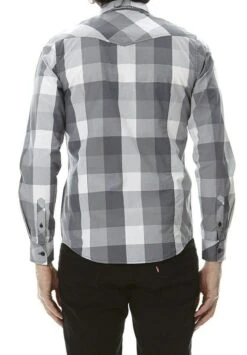 Long Sleeved- Camisa - Gris -Blen Ropa Comercio 38cc237121dc43f69cc7057aeb2c9461