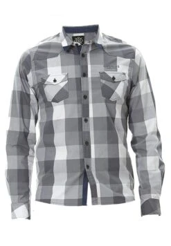 Long Sleeved- Camisa - Gris -Blen Ropa Comercio 39560d30b3a742dd9f2b34331208818d