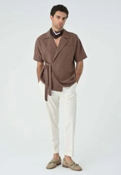 Side Tie - Camisa - Light Brown -Blen Ropa Comercio 3e189e9450d64629b717f9cebf7b6903