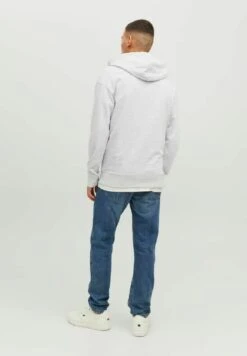 Jack & Jones Jersey Con Capucha - White Melange -Blen Ropa Comercio 3fd0de87e5f64d478a068bb51f095c1d