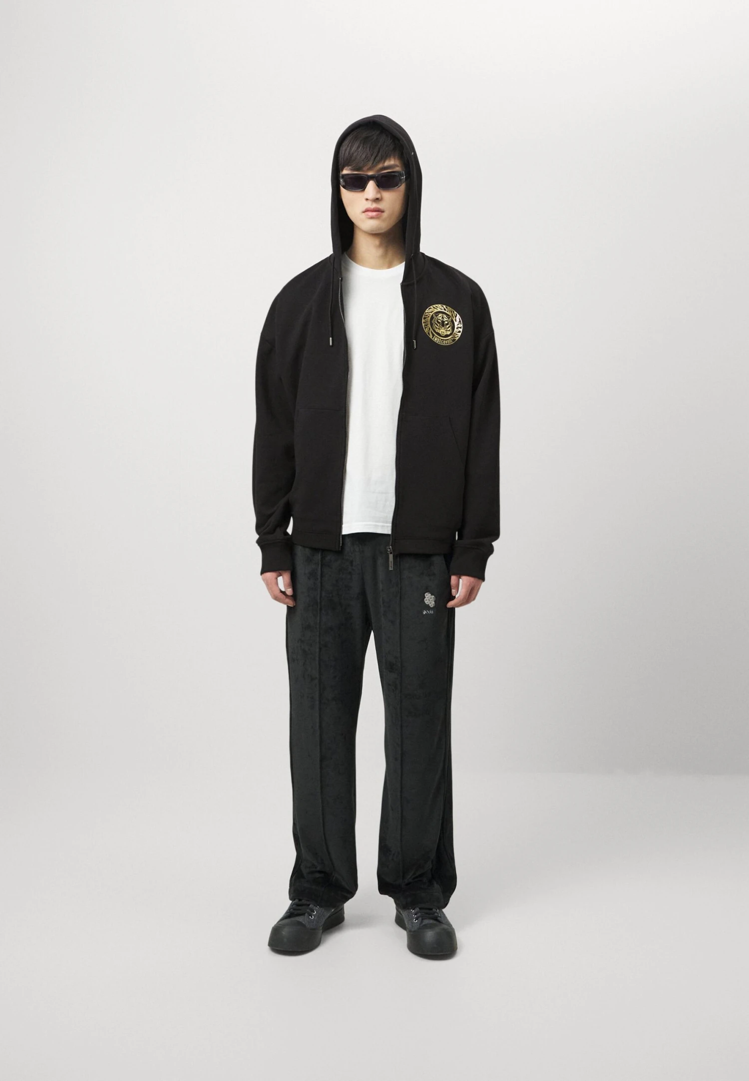 JUST CAVALLI Sweatshirts - Sudadera - Black/Gold 4 JUST CAVALLI Sweatshirts - Sudadera - Black/Gold - Imagen 2