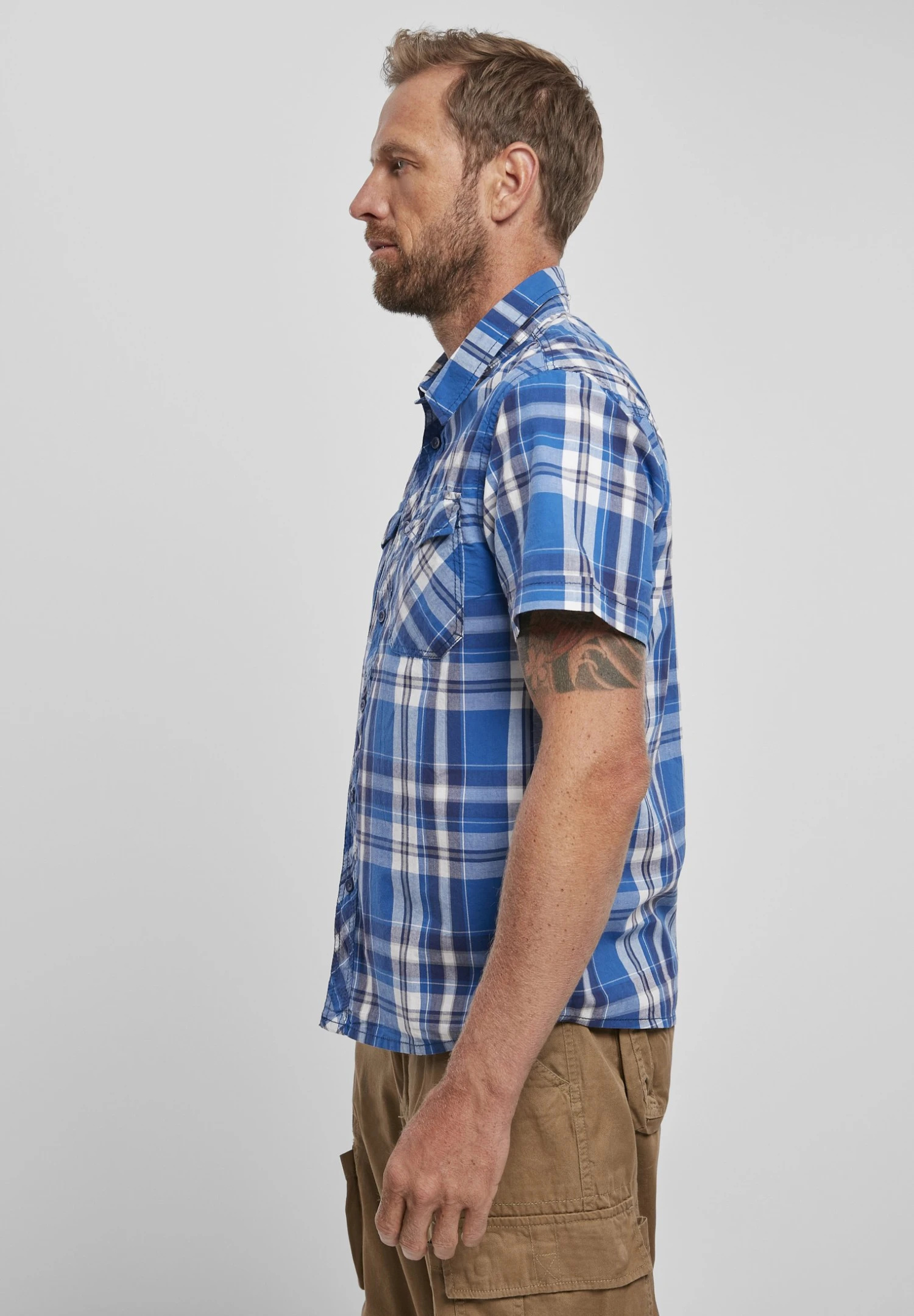 Brandit Roadstar - Camisa - Blue 6 Brandit Roadstar - Camisa - Blue - Imagen 4