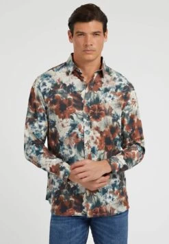 Guess Blumenprint - Camisa - Gemustert Multicolor