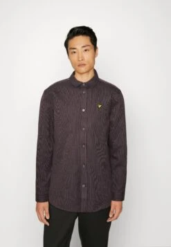 Lyle & Scott End On End - Camisa - Beetroot/Jet Black