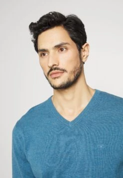 Tom Tailor V-Neck - Jersey De Punto - Medium Blue Ashes Melange 11 Tom Tailor V-Neck - Jersey De Punto - Medium Blue Ashes Melange -Blen Ropa Comercio 49027182375e4056ab799e77da075017