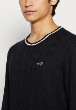 Hollister Co. Cable Crew - Jersey De Punto - Black -Blen Ropa Comercio 49cf1178a76a4d91900cf22409c16729