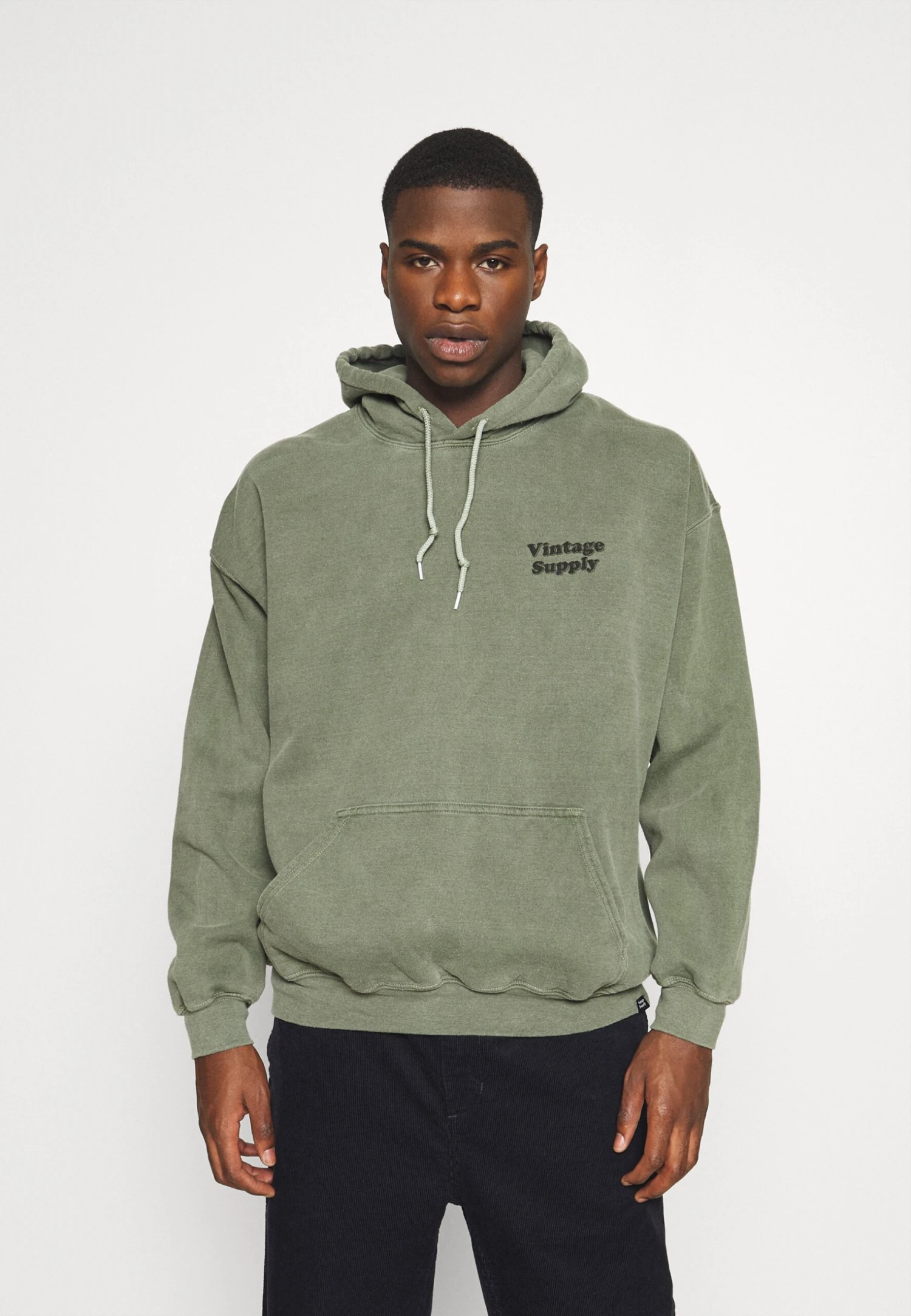 Vintage Supply Overdye Flow Hoodiecore Colours - Sudadera - Khaki 3 Vintage Supply Overdye Flow Hoodiecore Colours - Sudadera - Khaki