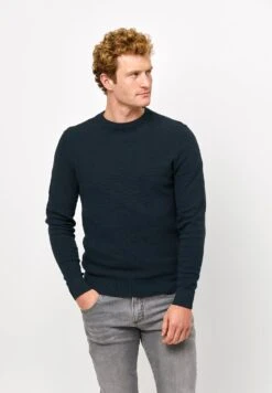 Profuomo Crew Neck - Jersey De Punto - Navy